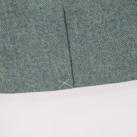 NWT J Crew Parke Blazer Womens 0 Moon British Herringbone Wool One Button green - Picture 7 of 14